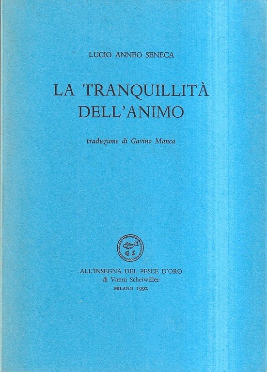 La tranquillità dell'animo