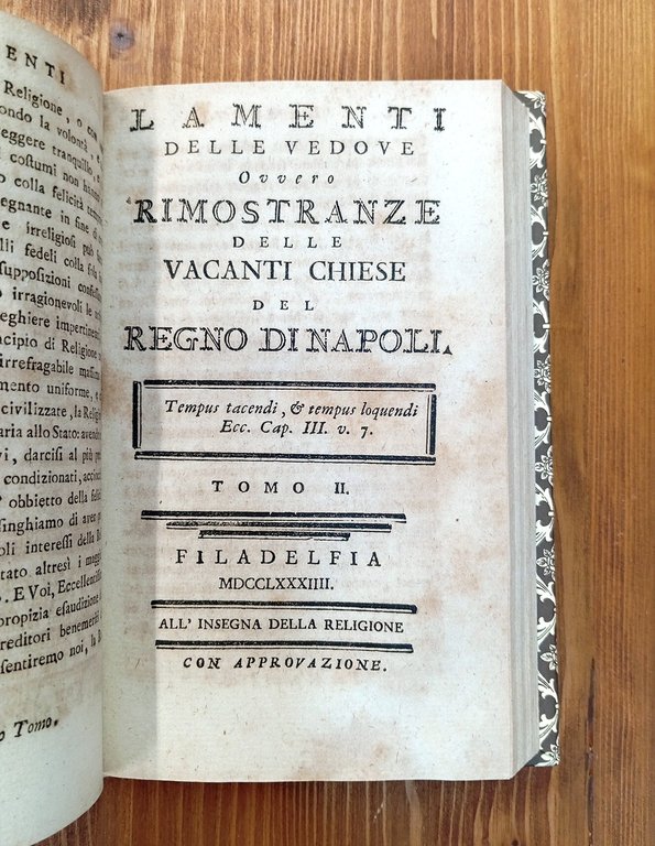 Lamenti delle vedove, ovvero Rimostranze delle vacanti chiese del Regno … | Immagine Gallery 2
