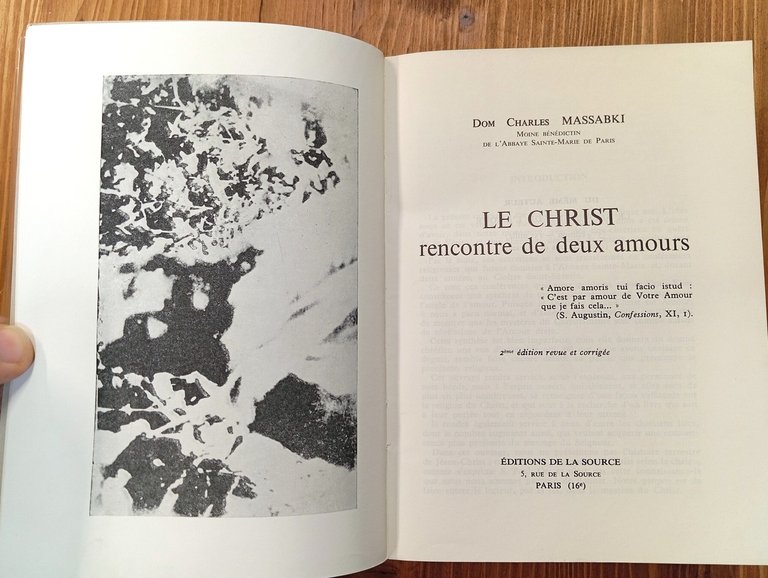 Le Christ rencontre de deux amours