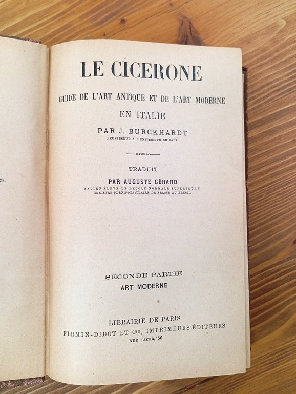 Le Cicerone : guide de l'art antique et de l'art …