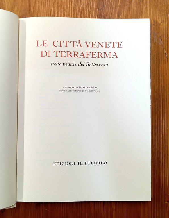 Le città venete di terraferma nelle vedute del Settecento