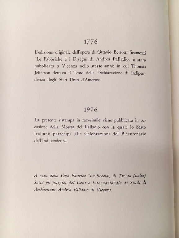 Le fabbriche e i disegni di Andrea Palladio - raccolti …