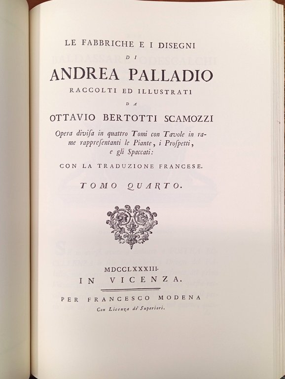 Le fabbriche e i disegni di Andrea Palladio - raccolti …