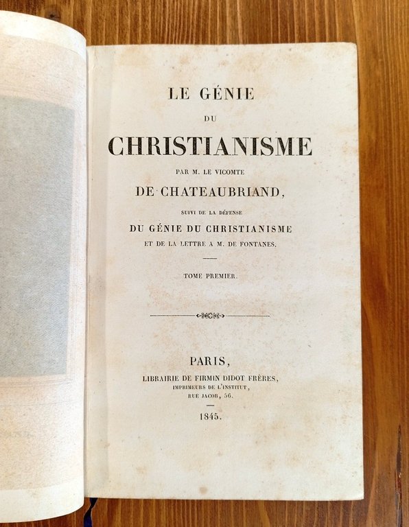 Le Génie du Christianisme - suivi de La défense du …