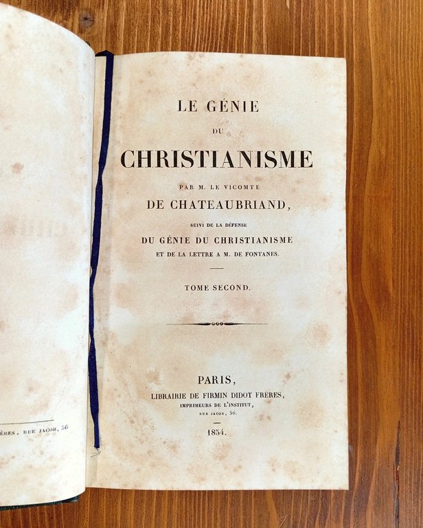 Le Génie du Christianisme - suivi de La défense du …