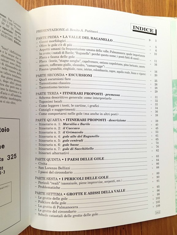 Le gole del Raganello. Morfologia, escursioni, grotte, racconti