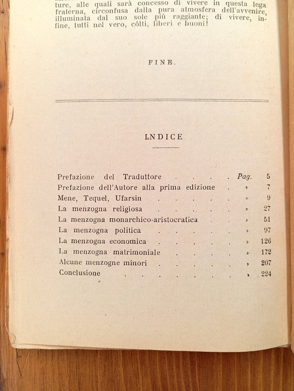 Le menzogne convenzionali della nostra civiltà (Die Conventionellen Lügen der …