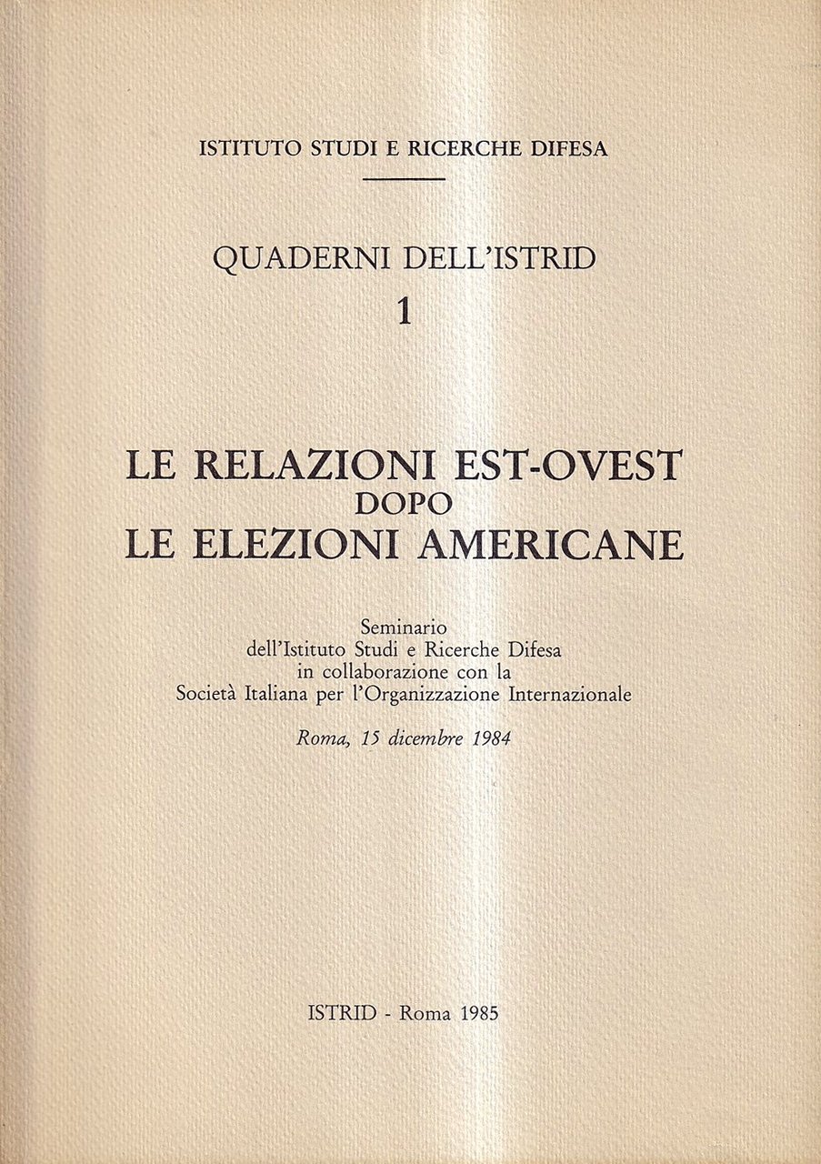 Le relazioni Est-Ovest dopo le elezioni americane