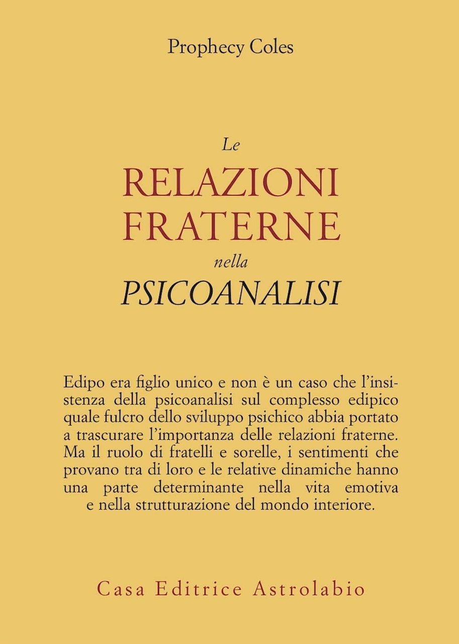 Le relazioni fraterne nella psicoanalisi