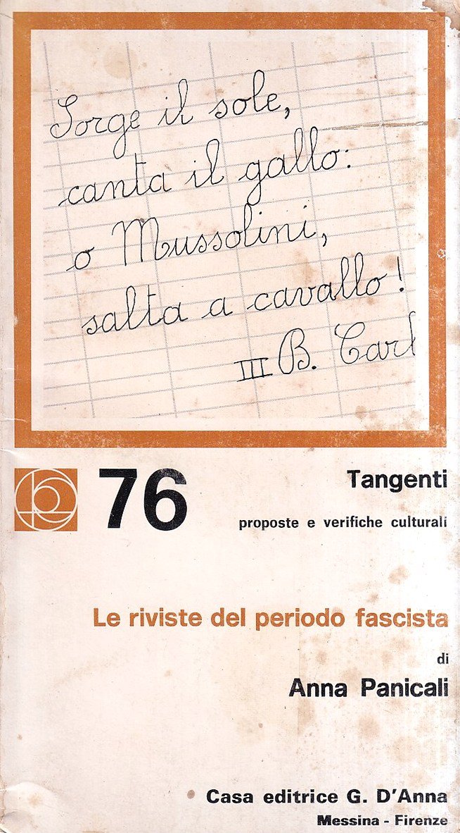 Le riviste del periodo fascista