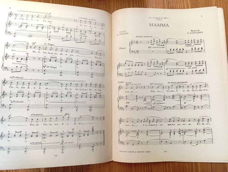 Le romanze. Album contenente dieci scelte composizioni per canto e …