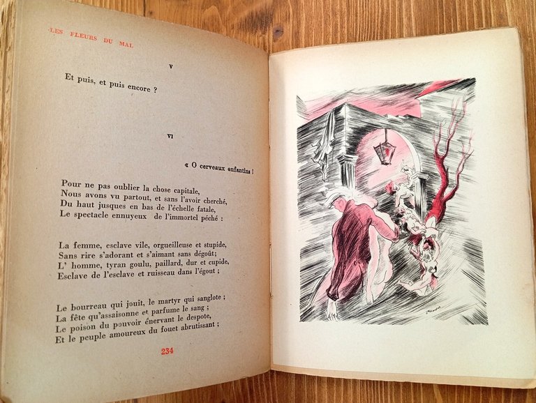 Les fleurs du mal. 10 hors-texte de J. Mauplot