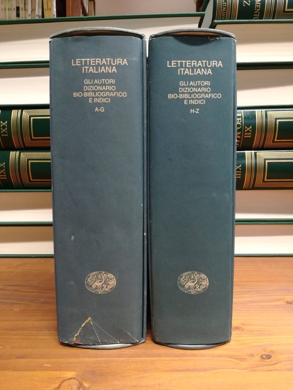 Letteratura Italiana - Gli autori: Dizionario bio-bibliografico e indici (2 … | Immagine Gallery 2