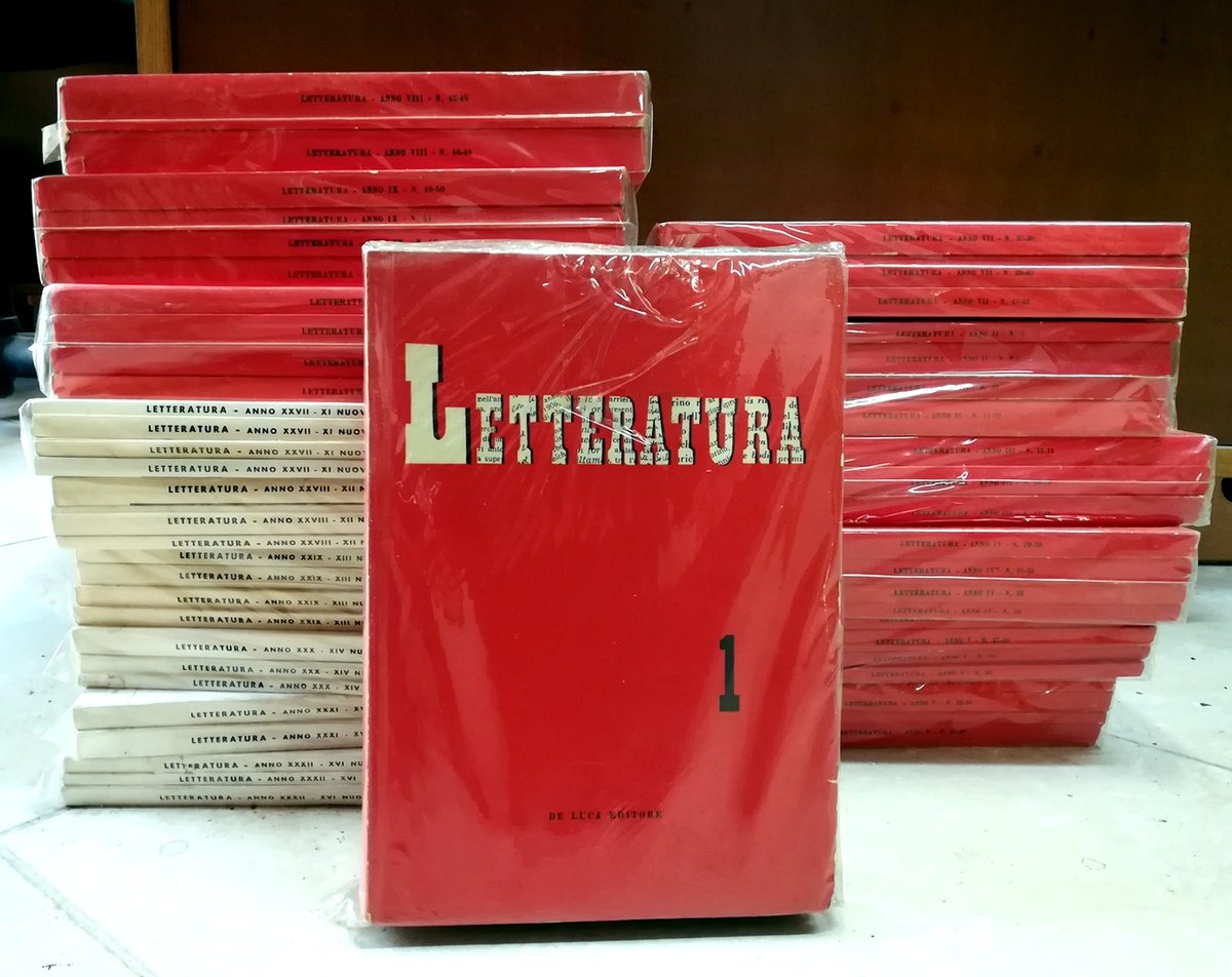 LETTERATURA. Rivista Bimestrale di Lettere e di Arte Contemporanea - …