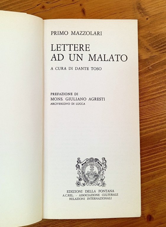 Lettere ad un malato