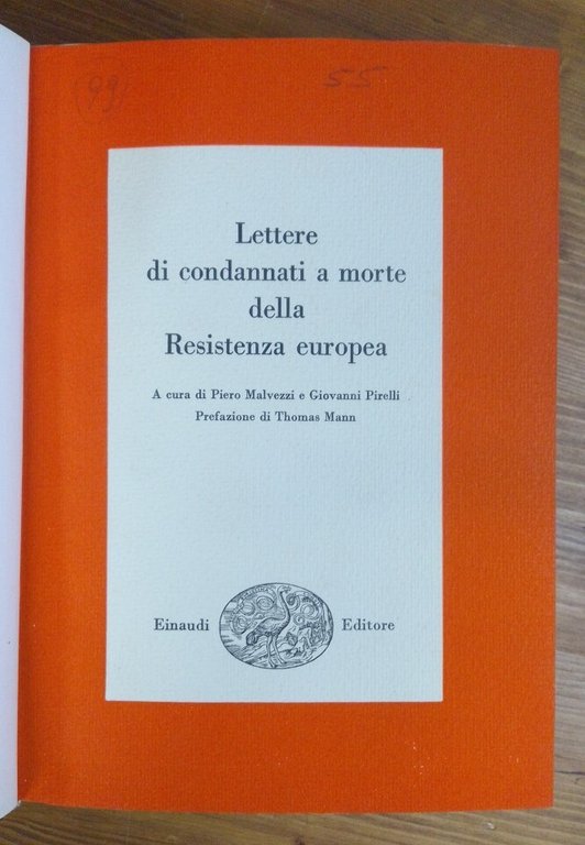 Lettere di condannati a morte della Resistenza Europea