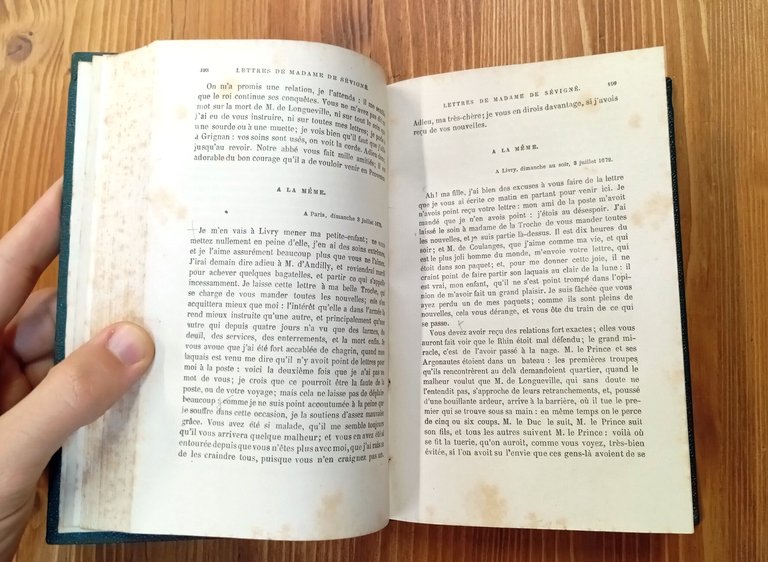 Lettres choisies de Madame de Sévigné; accompagnées de notes explicatives …