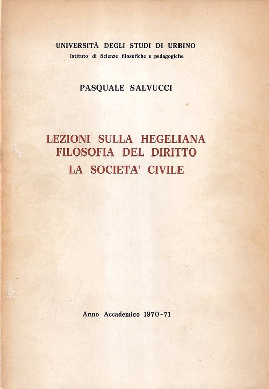 Lezioni sulla hegeliana filosofia del diritto. La società civile - … | Immagine Gallery 2