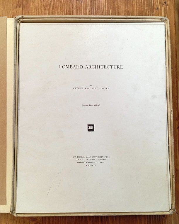 Lombard Architecture. Volume IV: Atlas