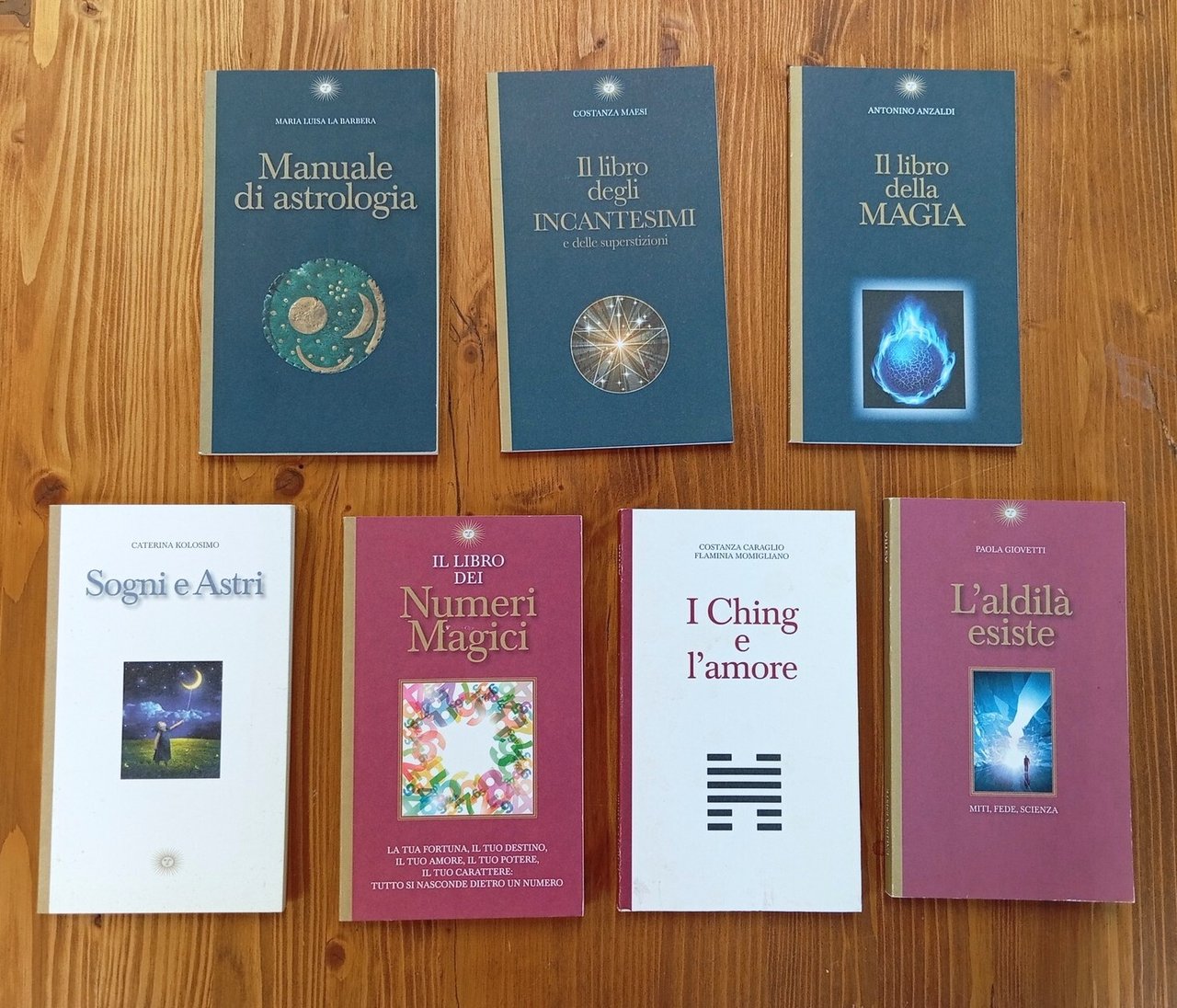 Lotto di 7 volumi allegati alla rivista ASTRA