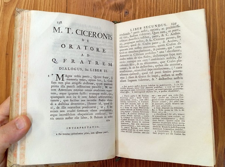 M. T. Ciceronis De Oratore. Ad Quintum fratrem libri III …