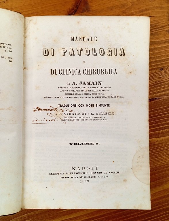 Manuale di patologia e di clinica chirurgica. Traduzione con note …