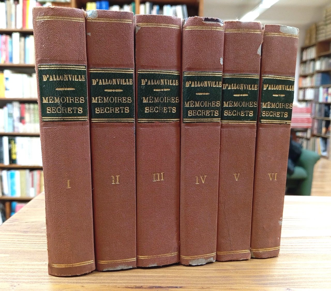 Mémoires secrets de 1770 à 1830 (Voll. I-VI - opera …
