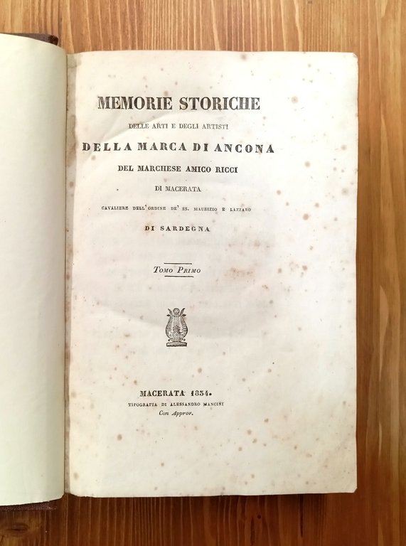 Memorie storiche delle arti e degli artisti della Marca di …