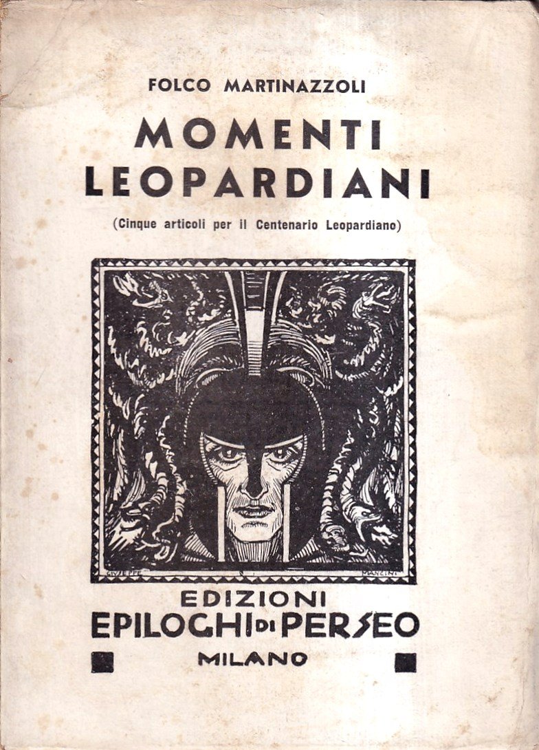 Momenti leopardiani (Cinque articoli per il Centenario Leopardiano)