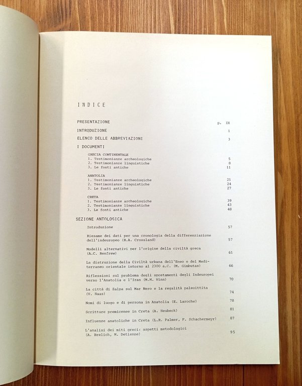 Movimenti di popoli nell'area egeo-anatolica. III-II millennio a. C.