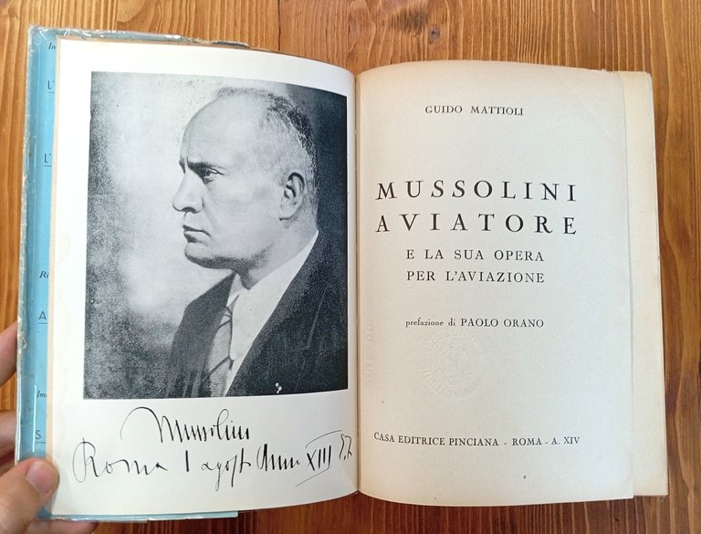 Mussolini aviatore e la sua opera per l'aviazione