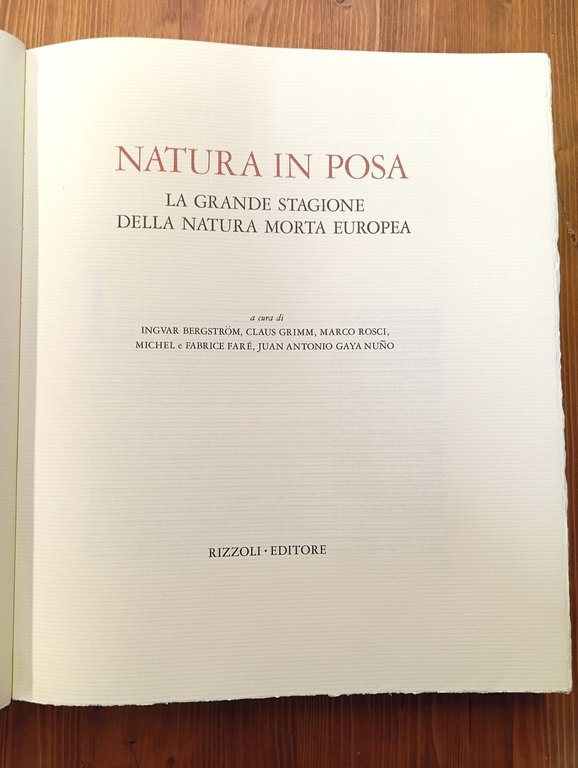 Natura in posa. La grande stagione della natura morta europea