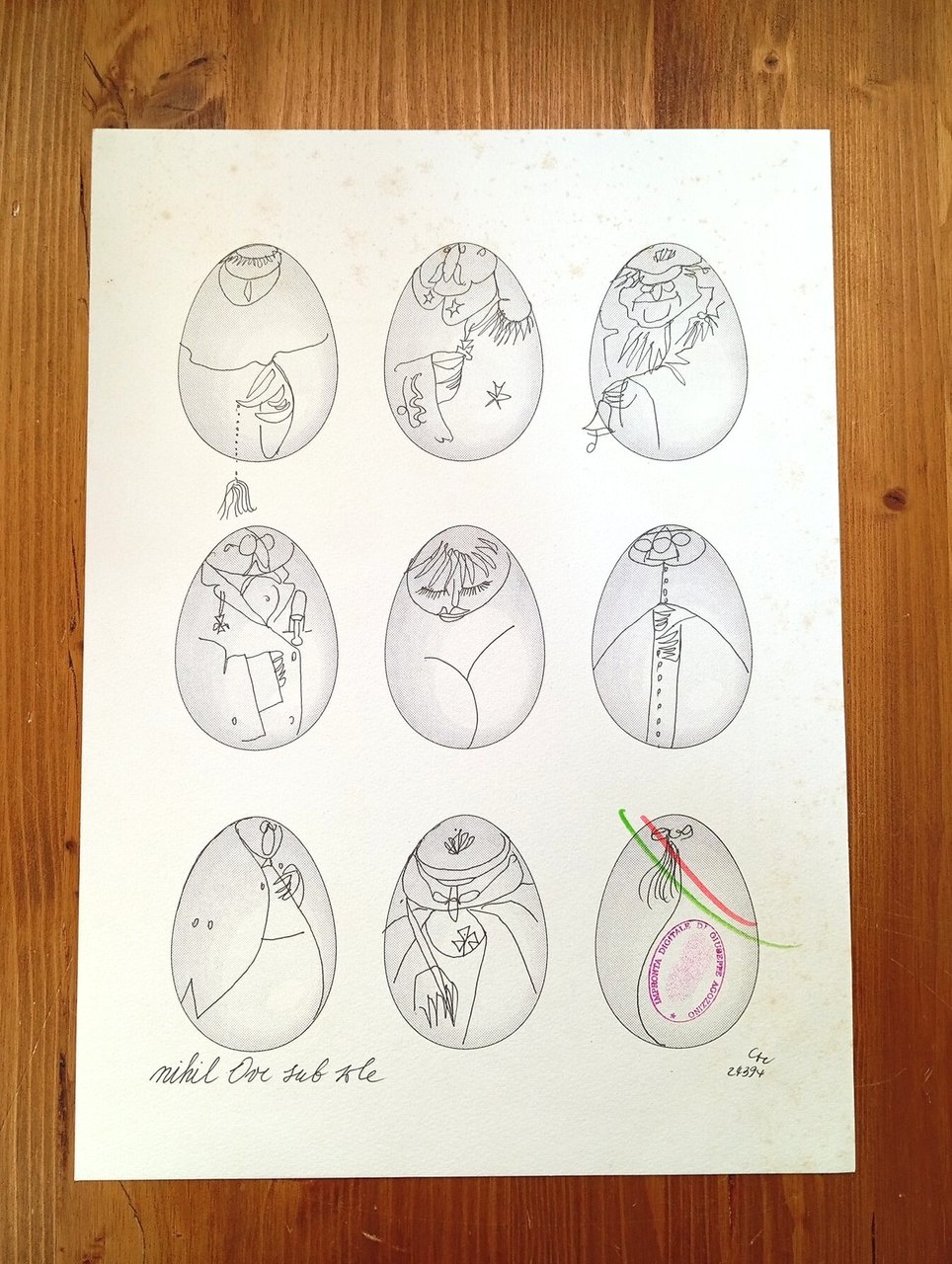 Nihil Ovi Sub Sole [disegno] | Immagine principale