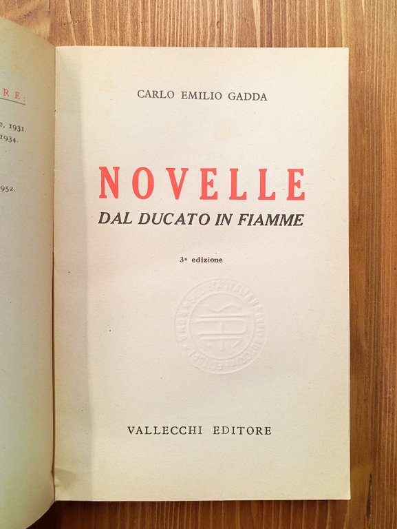 Novelle dal ducato in fiamme