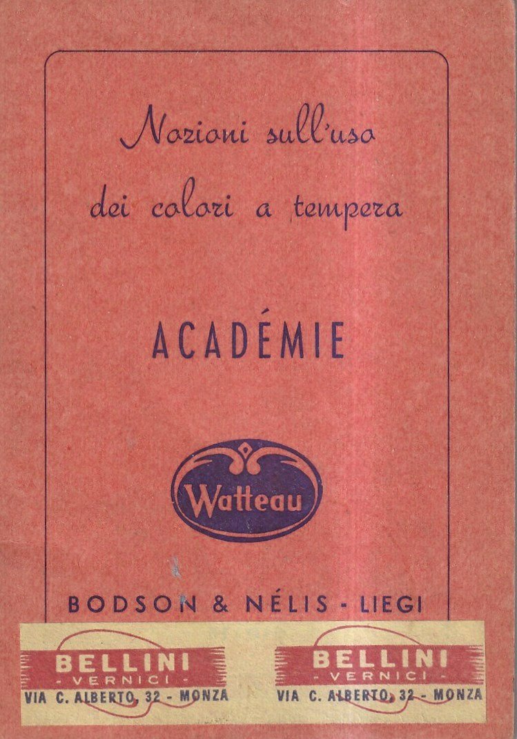 Nozioni sull'uso dei colori a tempera Académie