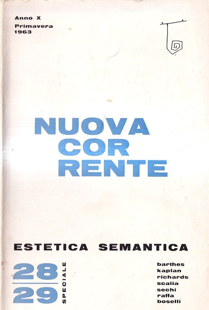 Nuova Corrente - anno X, n. 28-29, primavera 1963. Numero …