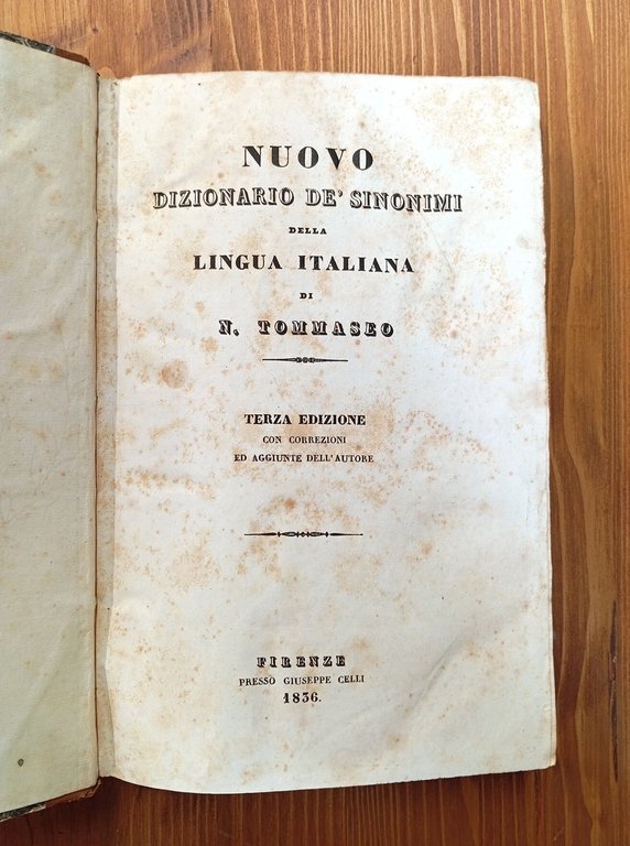 Nuovo dizionario de' sinonimi della lingua italiana