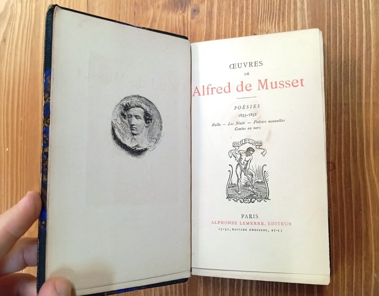 Oeuvres de Alfred de Musset. Poésies, 1828-1833 (tome 1) et … | Immagine Gallery 3