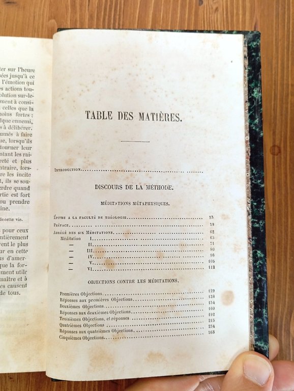 Oeuvres de Descartes. Nouvelle édition collationnée sur les meilleurs textes