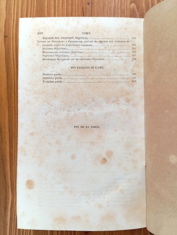 Oeuvres de Descartes. Nouvelle édition collationnée sur les meilleurs textes