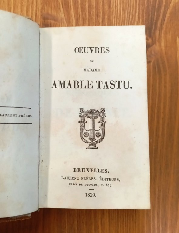 Oeuvres de Madame Amable Tastu
