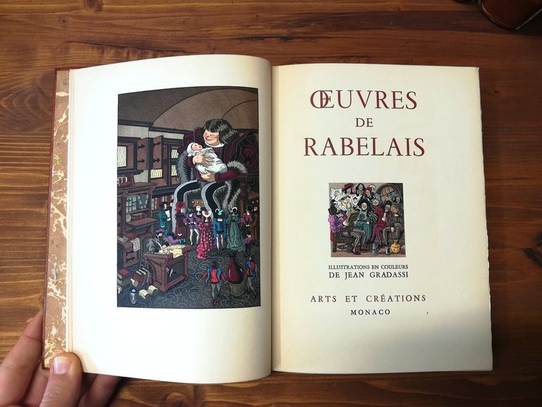 Oeuvres de Rabelais.Tomes I-IV