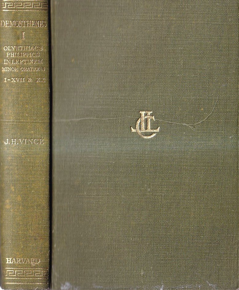 Olynthiacs, Philippics, Minor Public Speeches, Speech Against Leptines. I-XVII, XX | Immagine principale