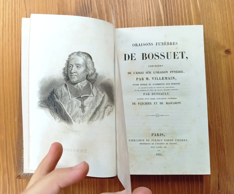 Oraisons funèbres de Bossuet, précédées de l'essai sur l'oraison funèbre …