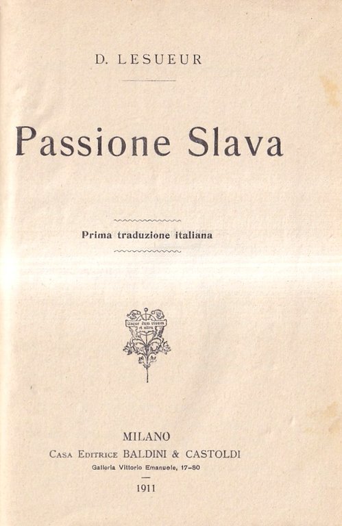 Passione slava
