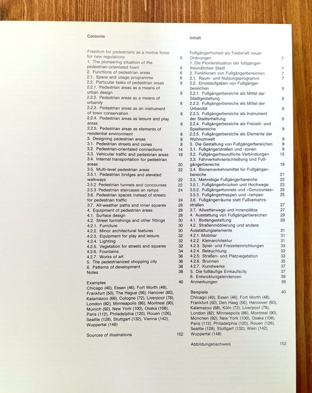 Pedestrian Areas. From Malls to Complete Networks