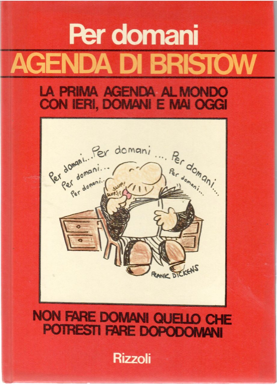 Per domani. Agenda Di Bristow | Immagine principale