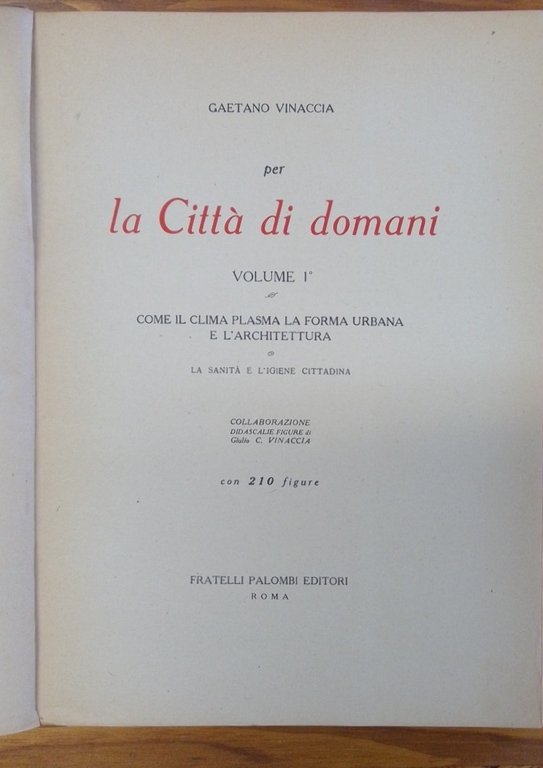 Per la città di domani voll. 1-2