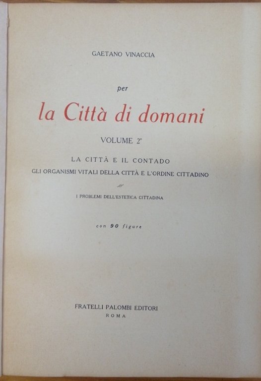 Per la città di domani voll. 1-2