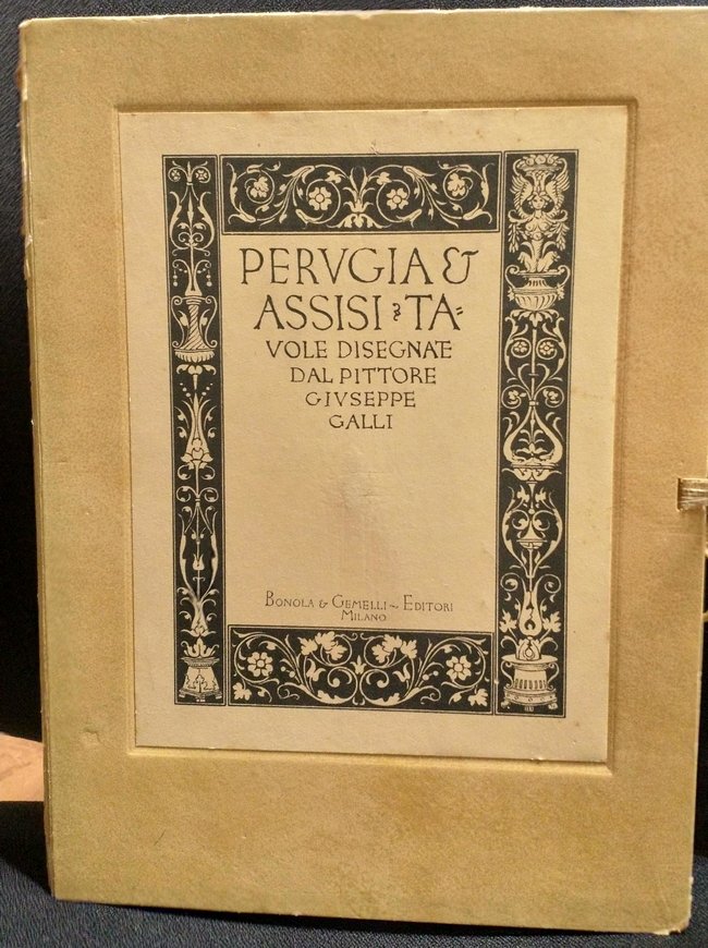 Perugia e Assisi - Tavole disegnate dal pittore Giuseppe Galli | Immagine principale